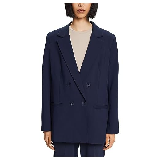ESPRIT 083EE1G414 Blazer, 400/NAVY, 36 para Mujer