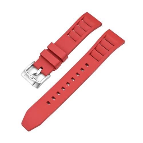 [-ł] 19/20/21/22/24mm FKMtbfSXgbv XeXX`[obN Y fB[X NCbN[X _CrO pvoh(Red silver,24mm)