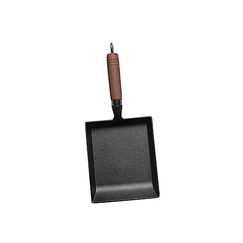 MUCKLILY Nonstick Omelette Pan Frying Pan for Easy Flipping Thickened Design for Cooking Omelets and Pancakes Compatible with Gas and Induction Cookers Black