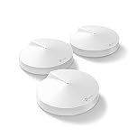 TP-Link Deco M5(3-pack) AC1300Mbps Whole Home Mesh WiFi System, 2x Gigabit Ports, Duan-Band WiFi Extender Booster, Up to 5500 sq ft Coverage, Compatible with Amazon Alexa, Parental Controls
