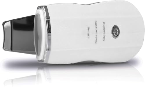 Peeling Ultrassônico para Limpeza Facial, 3 Modos, Peeling e Ionização, Recarregável USB