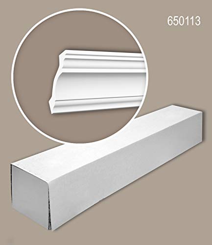Corniches polystyrène XPS Profhome pour masquer les fissures de plafond