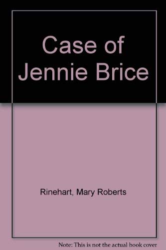 Case of Jennie Brice 0899681824 Book Cover