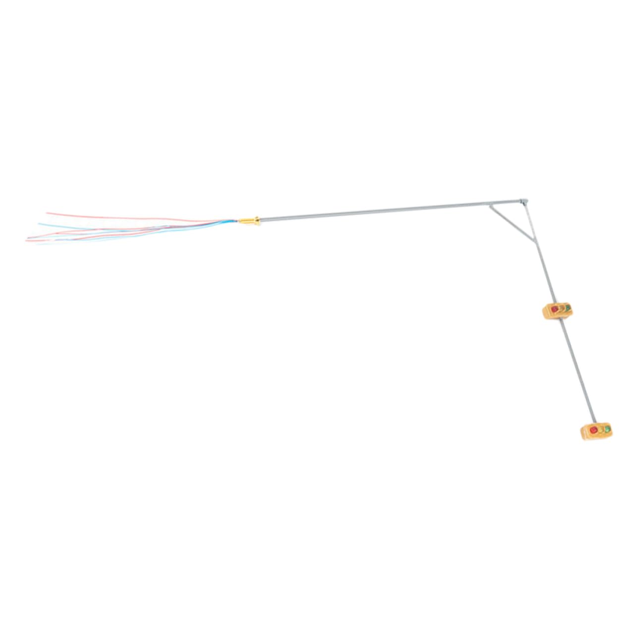 SEWACC Abs Metal Signal Light Railroad Light Model Micro Landscape Train Lamp Post