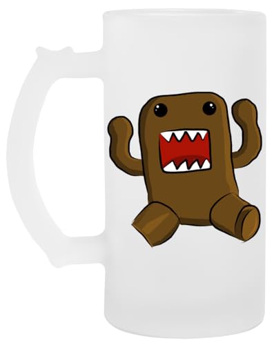 Petit Monstre Brun Tasse De Chope De Bière En Verre Glass Beer Mug Cup