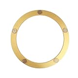 FLIPP Esstisch Drehteller Basis Goldene Basis Glas Esstisch Lager Rotierenden Welle Zentrum(30cm)
