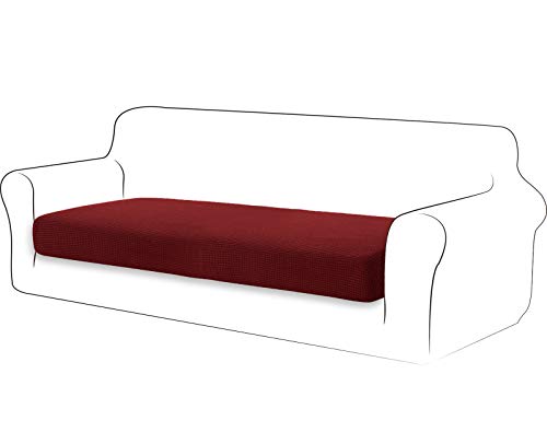 TIANSHU ソファー座面カバー 3人掛け ソファー クッション カバー 無地 縦横弾力 ストレッチ フィットタイプ 滑り止め 柔らかい 伸縮素材伸び良く 四季適用 超便利