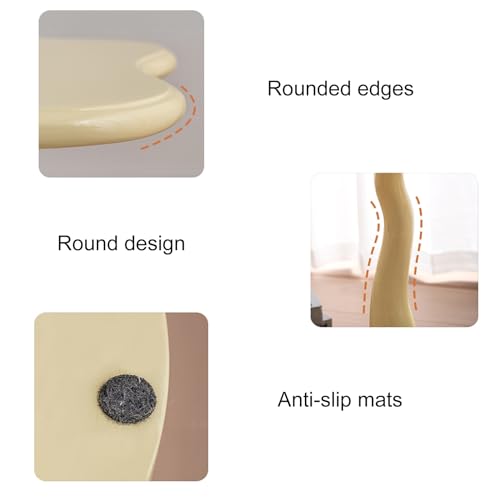 Petite table d'appoint noire compacte pour optimiser l'espace près du canapé