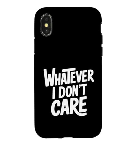 Whatever I Don't Care ����ȃ��[���A �X�}�z�P�[�X iPhone X/XS �p