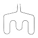 GE WB44T10018 Oven Bake Element