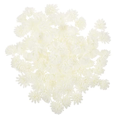POPETPOP Difusor De Aromaterapia Flores Artificiales PE Mini 100 Unidades Flores Blancas para Aceites Esenciales Aromáticos Hogar Oficina