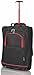 Produktbild 5 Cities Carry 21"/ 55cm 5 Städte Schwarz auf Leichtbau Kabine Approved Trolley-Tasche Handgepäck (Schwarz/Rot)