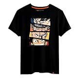 Magmatic - Camiseta Go KU, Na ruto, Sai Tama, Luf fy para Hombre Unisex Niño, Camiseta Negra Premium 100% Algodón, Regalo Superhéroes, Justicieros Regalo Navidad Hombre Fan de Cómics