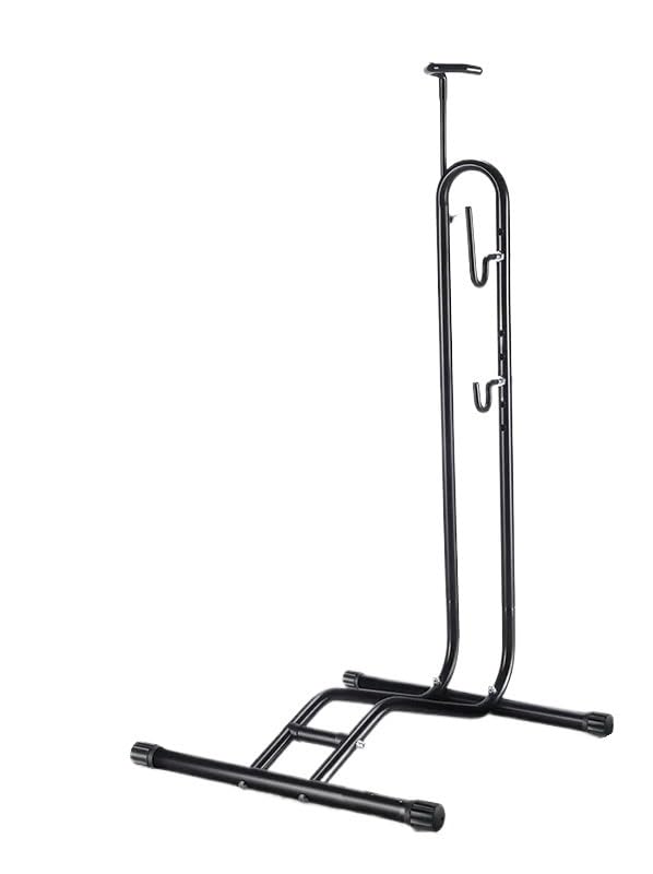 Soporte Bicicleta Estacionamiento portátil for bicicletas, soporte de reparación de bicicletas desmontable, soportes metálicos for almacenamiento de bicicletas Soporte Bicicletas Suelo(3 In 1)