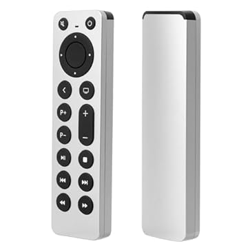Novo controle remoto de substituição adequado para Apple TV 4K/HD, 1st 2nd 3rd 4th 5th, A1294/A1218/MA711 A1378/MC572 A1427/MD199 A1625/MGY52/MLNC2 A1842/MQD22/MP7P2, para Apple TV Box, para Mac Dock