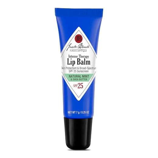 Jack Black Intense Therapy Lip Balm SPF 25, Natural Mint & Shea Butter