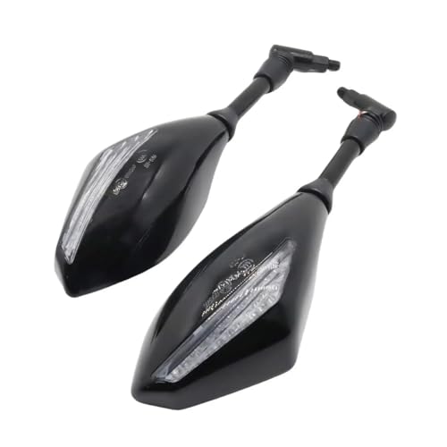 Rétroviseurs moto clignotants LED design profilé miroirs latéraux réglables