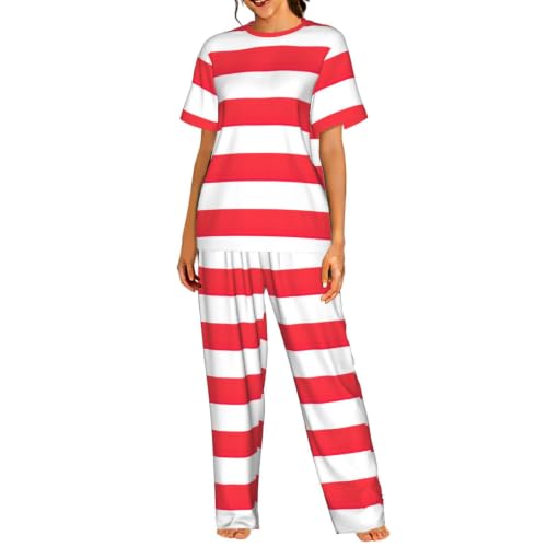 Ensemble pyjama court femme indonésien vêtements de nuit doux et confortables