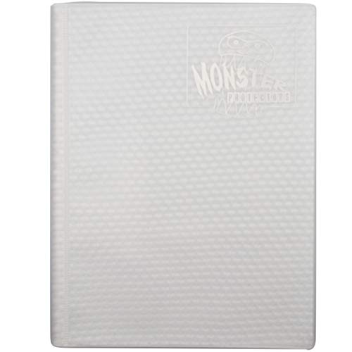 Monster Binder - 9 Pocket Trading-Card Album - Holofoil White W White Pages - Holds 360 Yugioh-Magic-Pokemon-Cards #TOP1
