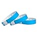 Neon Blue - Wristco Plastic Wristbands - 100 Ct.