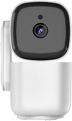 2024 New Indoor Pan-Tilt Surveillance Smart Camera、1080p HD Dog Camera W/Night Vision, Motion Detection for Baby & Pet Monitor, Cloud & Sd Card Storage, Compatible with Alexa & Google Home, 2.4g Wif