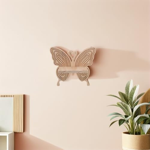 Repisa compacta de madera para organizar plantas y libros en la sala 6