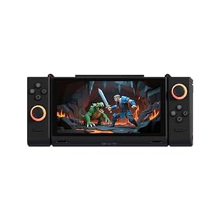 ONEXSUGAR Dual OLED Screen Handheld Game Console, with Snapdragon G3 Gen 3 Gaming Processor, 16GB + 512GB Storage,Android 14 ,Support Retro Games & Android Mobile Gaming (Black)