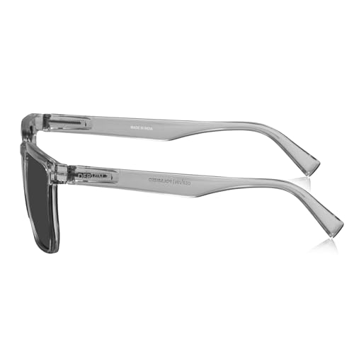 Image of Dervin Square Polarized UV Protected Sunglasses for Men and Women