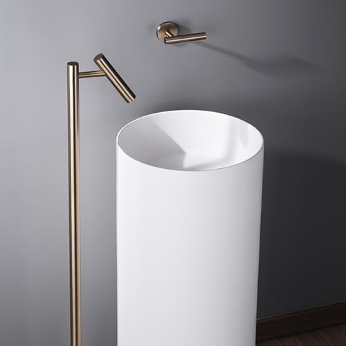 Robinet de baignoire autoportant à commande eau chaude et froide monomode précise - 5