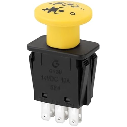 1722887SM Lawn Mower PTO Switch Replacement Simplicity Snapper Ferris Bad Boy Cub Cadet Exmark Clutch Pro Switch for Simplicity Ferris Zero Turn Mower Parts 1722887sm 1722887