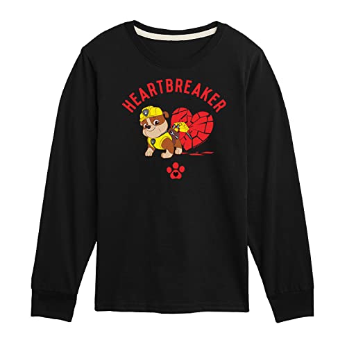 HYBRID APPAREL - Paw Patrol - Valentine's Heartbreaker - Toddler and Youth Long Sleeve Graphic T-Shirt