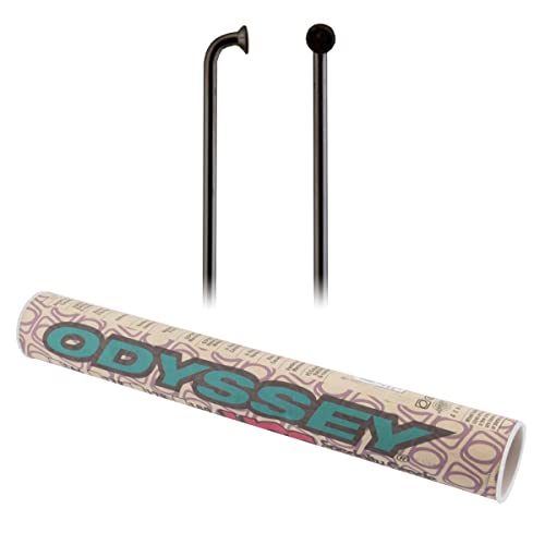 ODYSSEY Stainless 14g Spokes 184mm Black with Nipples