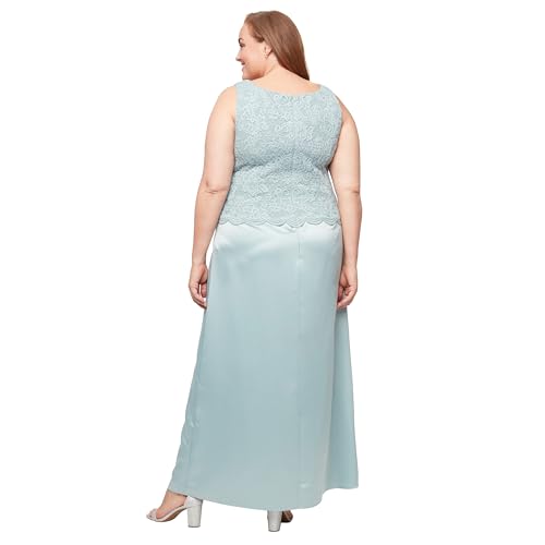 Image of Alex Evenings Womens Two Piece Mother of The Bride Dress with Lace Jacket