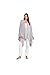 Barefootdreams Bamboo Chic Lite Weekend Wrap, Color: Pewter/pearl, Pewter/Pearl, One Size