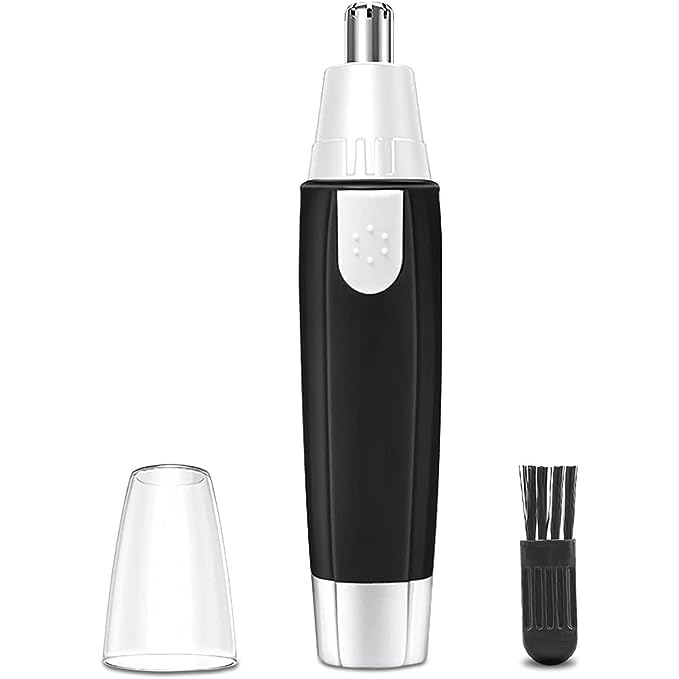 GRIDLAB Nose Hair Trimmer, Electric Nose Hair Shaver, Portable Facial