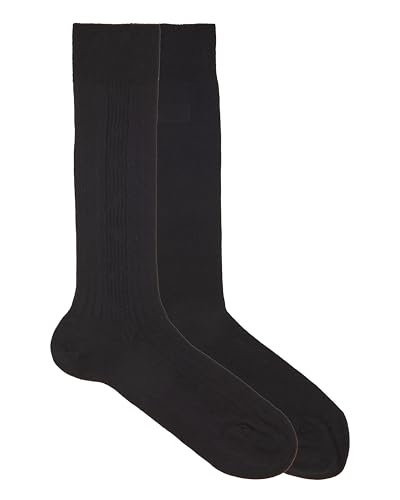 Emporio Armani MAN'S GIFT 2-PACK LONG SOCKS BLACK TU