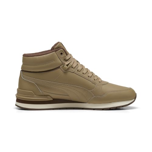 PUMA Erwachsene ST Runner v4 Mid Sneakers 47, Soft Taupe Chestnut Brown Warm White – Ansicht 5