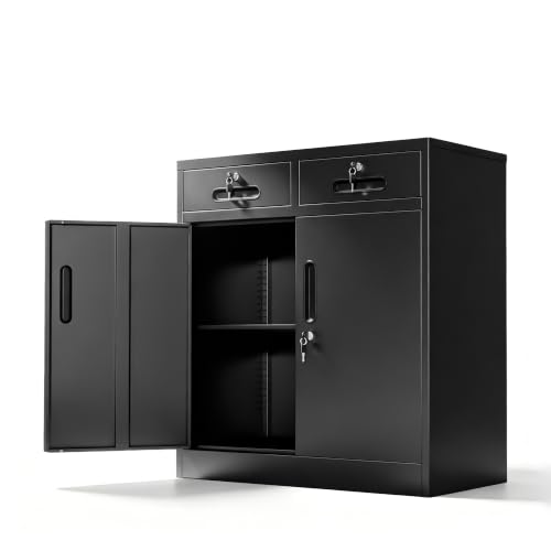 Image of Metal Storage Cabinet for Garage, Tool Cabinet, Utility Cabinet