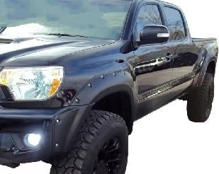 タコマ 2012-2016 ダブルキャビン ロングベッド モデル ホイール アーチ マッドガード 改良フェンダー フレア 車 【モッカ】