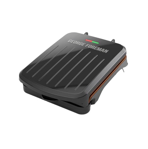 George Foreman GR012F 2-Serving Contact Grill (Black)