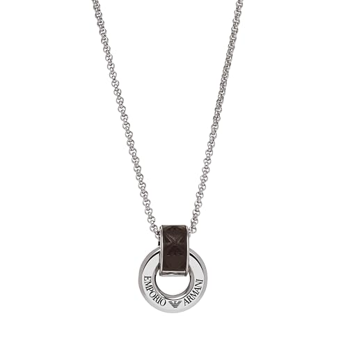 Image of Emporio Armani Stainless Steel Pendant or Chain Necklace for Men