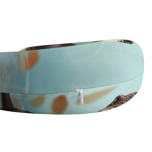 Almohada de viaje espuma viscoelástica tamaño único miniatura 4