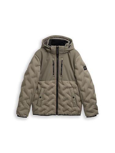 TOM TAILOR Herren Hybrid Puffer-Jacke mit Steppung – Ansicht 5