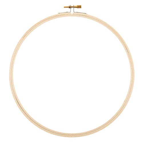 Darice Wooden Embroidery Hoops Round 8 inches (6-Pack) 39014