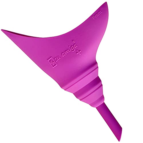 Circe Care 2Nd Gen Suamiga Collapsible Female Urination Device Upgraded (Firm Top For Better Seal); Large Women Pee Funnel With Waterproof Bag; Portable Female Urinal To Pee Standing Up (Plus Size) #TOP6