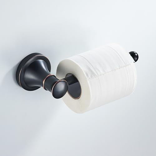 Image of Black Bathroom Toilet Roll Papaer Holder Wall Mounted Bathroom Hardware Accessories,Oil Rubble Bronze