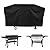Griddle Cover for Member's Mark and Blackstone 36 inch Gas Griddle, Grill Cover for 4-Burner Outdoor Flat Top, Combo Series, Compatible with Weber, Char-Broil, Nexgrill, 75 * 28 * 46 in Extra Large