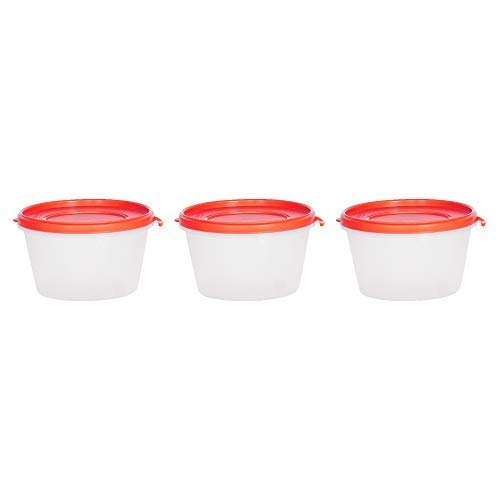 Image of Cutting EDGE Nesterware 750ml Stackable Food Container (Set of 3, Red)