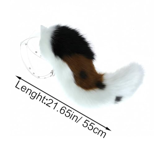 Queue de berger factice et queue de loup en peluche pour costume de cosplay