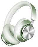 Wentronic Y03 Bluetooth Headphones Wireless Active Noise Cancelling Over Ear Headphones 48 Hours Playtime 6 EQ Music Mode High Sound Quality Headphones with Soft Ear Cushion - Green